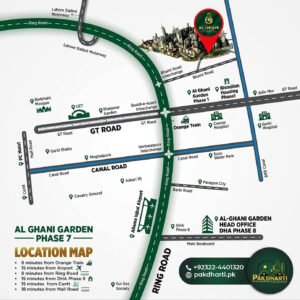 3 Marla Plot Al Ghani Garden Phase 7